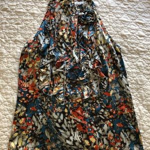 Mock-neck Ruffle Blouse 🌷